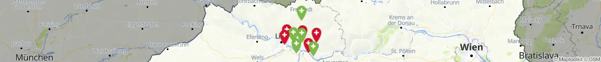 Map view for Pharmacy emergency services nearby Freistadt (Oberösterreich)